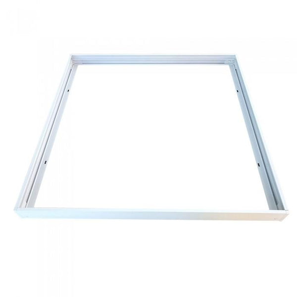 60×60 cm Aufbaurahmen aus Aluminium (weiß) - Leuchtrium